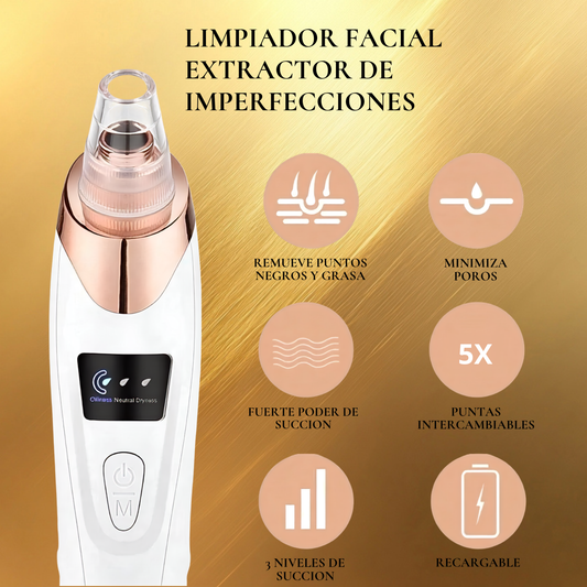 Limpiador facial extractor de imperfecciones